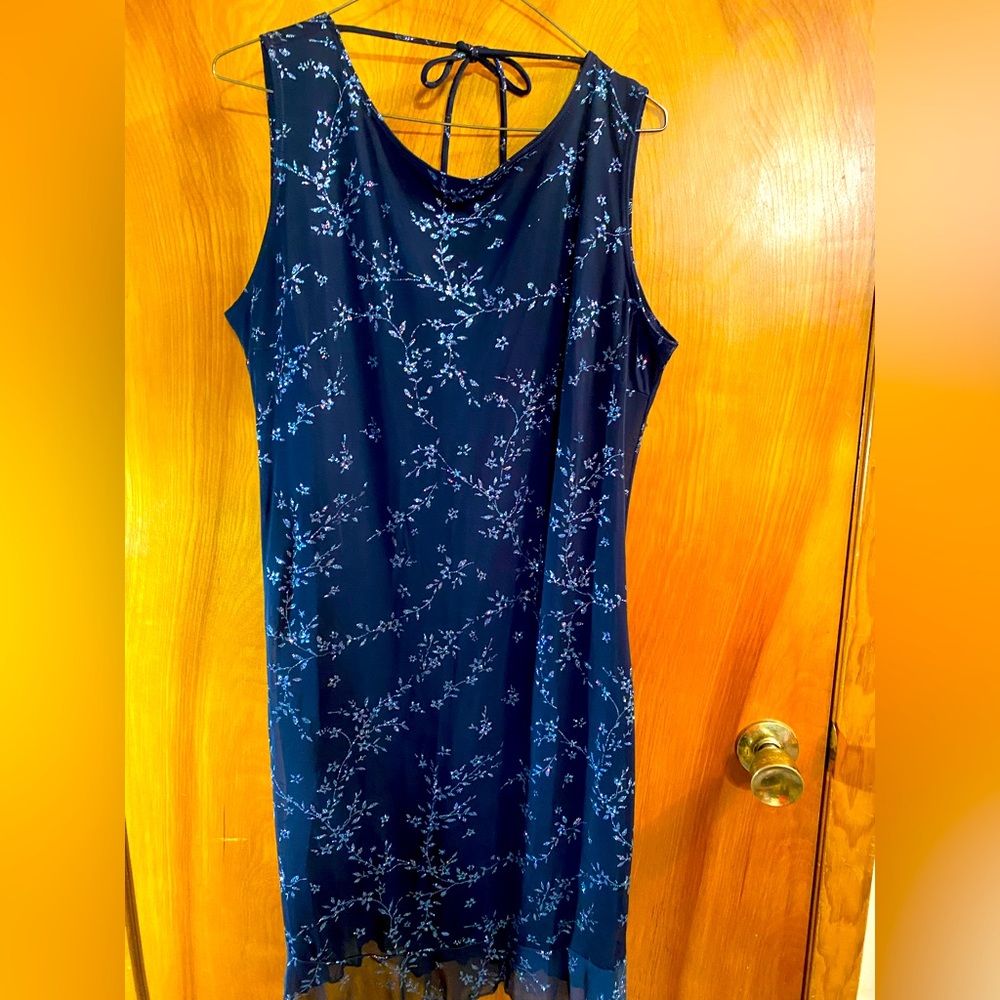 Ladies “CANDY ROCKET” blue sequined dress